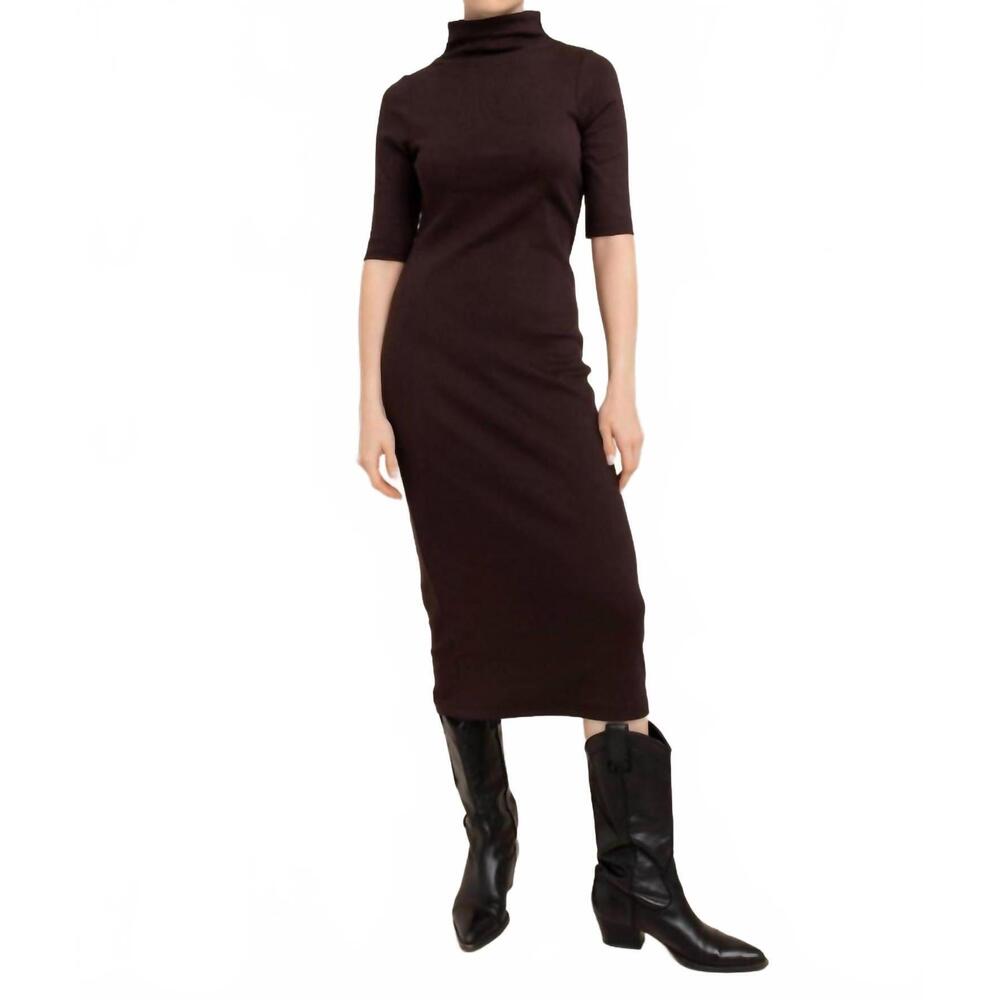 NEW PAPER LABEL astrid dress in chocolate torte